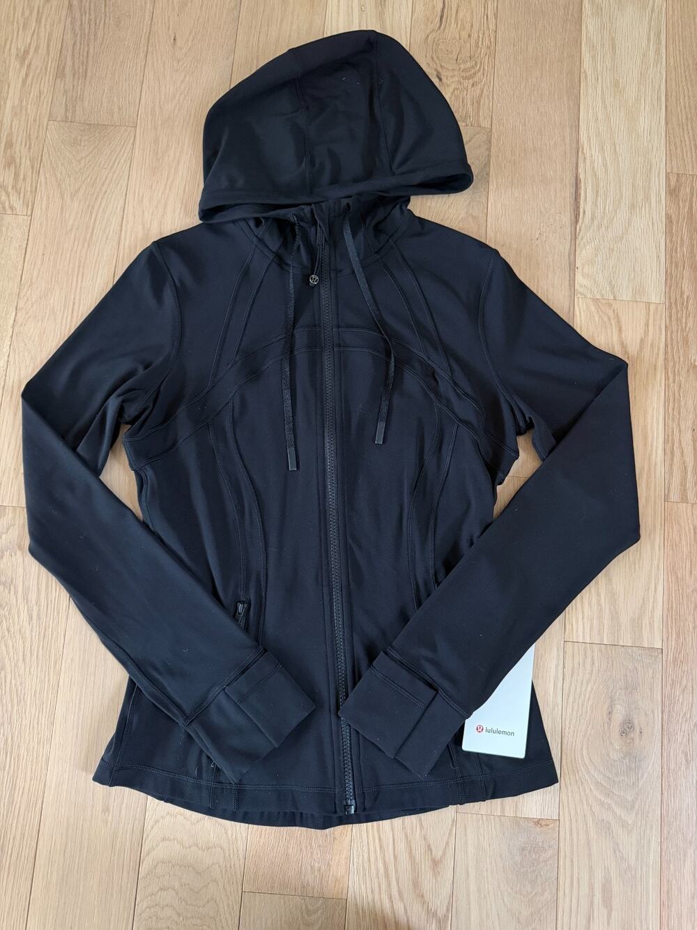 LuLu Lemon Black Define Jacket Nulu New Size 10